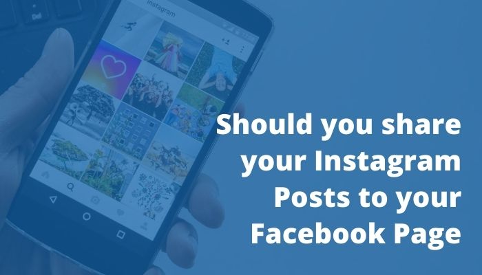 Should you share your instagram posts to your facebook page