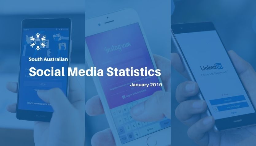 South Australian social media statistics prepared by social media agency social media aok january